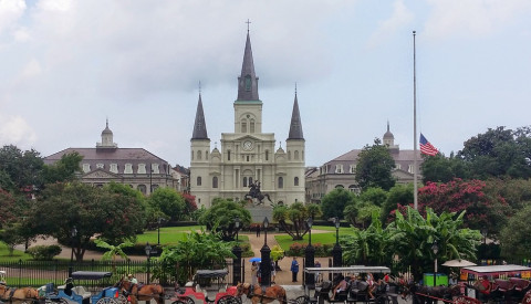 Die St. Louis Cathedral am Jackson Square