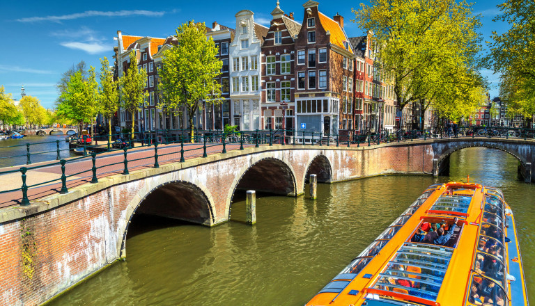 Niederlande Boot Amsterdam