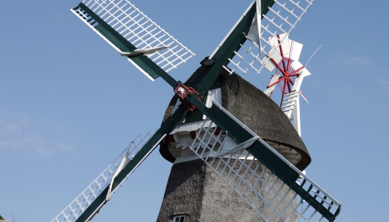 Ein Wahrzeichen von Norderney - ihre Windmühle.