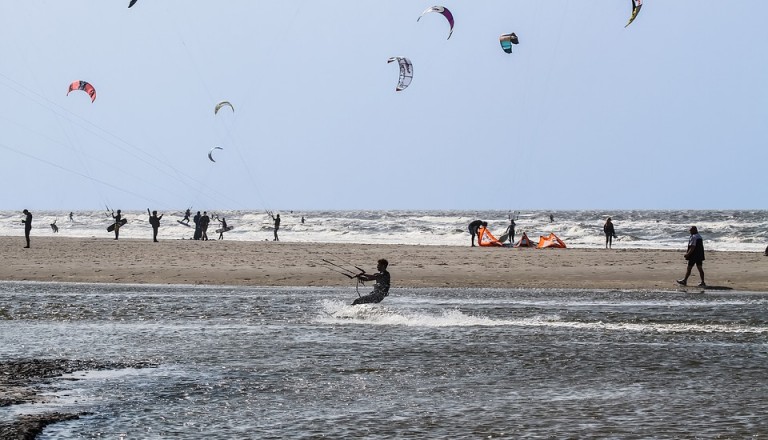 Wind- und Wassersport steht hoch im Kurs auf St- Peter Ording.