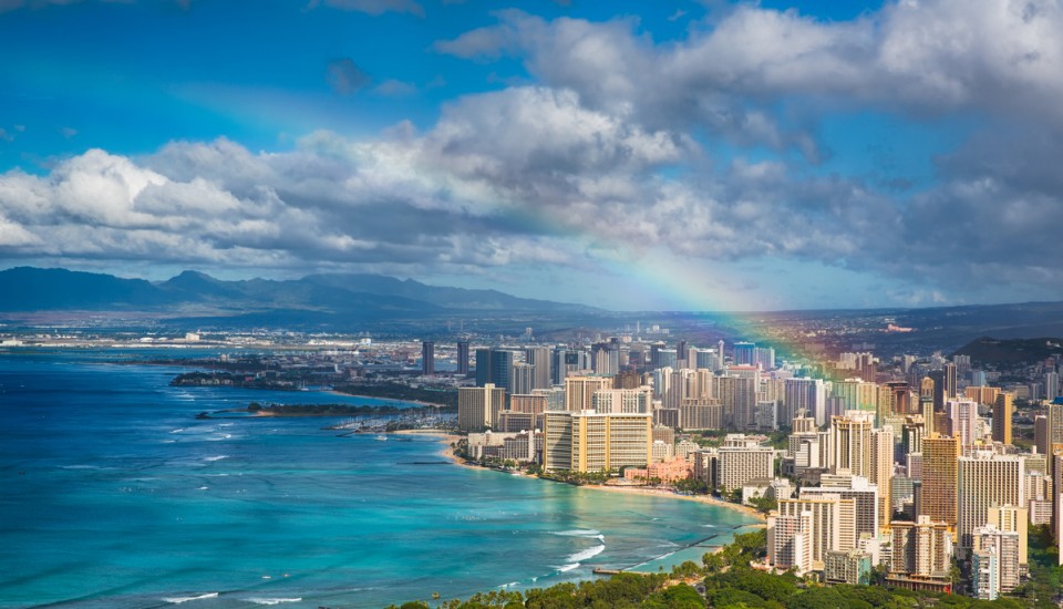 Hochzeitsreise Hawaii Waikiki Beach Oahu Honululu