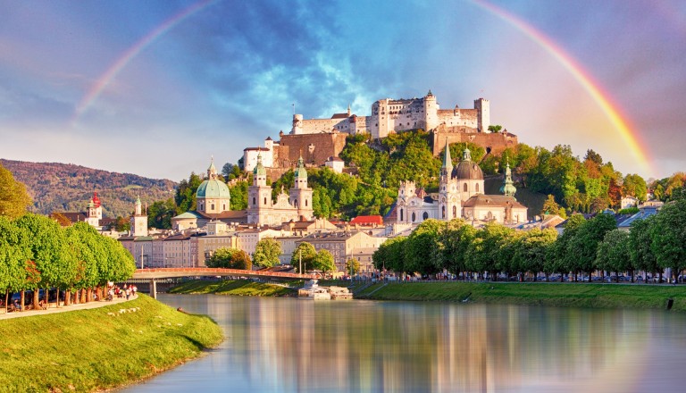 Salzburg - Die Geburtsstadt Mozarts. Reisen Österreich