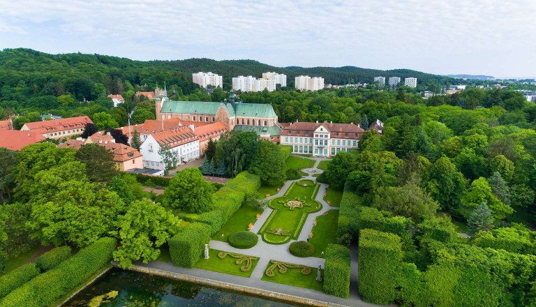 Der Olivaer Park bei Danzig.