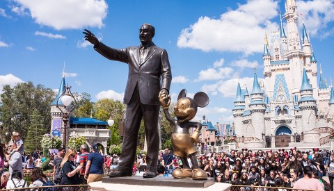 Das Magic Kingdom in der Disney World. Städtereisen nach Florida.