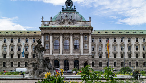 Der Justizpalast in München