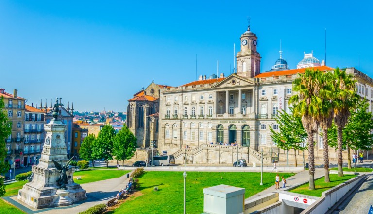 Der Palacio da Bolsa in Porto.