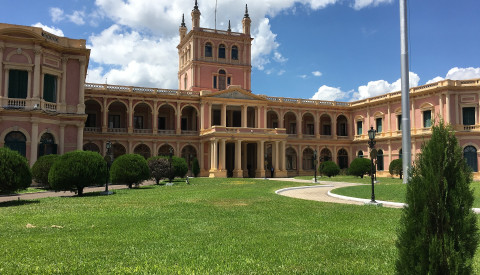 Der Regierungspalast in Paraguays Hauptstadt Asuncion.