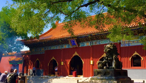 Der Lama Tempel in der nördlichen Altstadt.