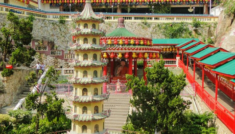 Der Tempel des höchsten Glücks in Penang.