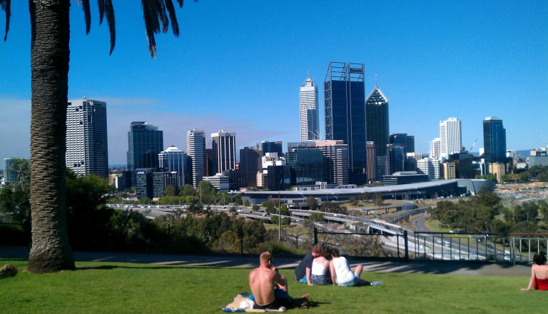 Perth die Hauptstadt von Western Australia: eine entspannte Metropole. 