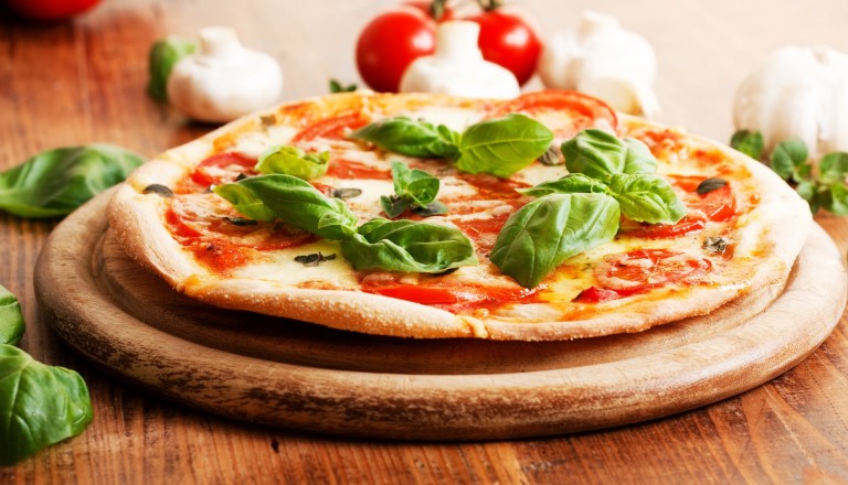 Essen auf Reisen Pizza Margerita