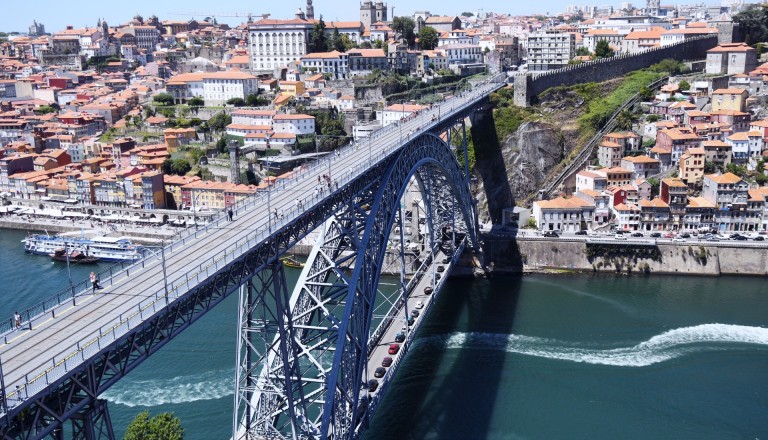 Die Ponte Dom Louis I, Porto.