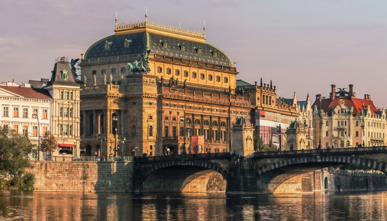 Das Nationaltheater in Prag.