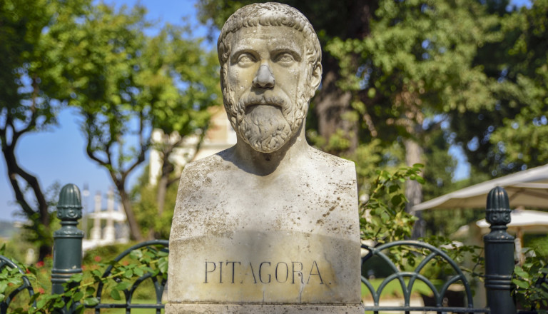 Pythagoras Statue