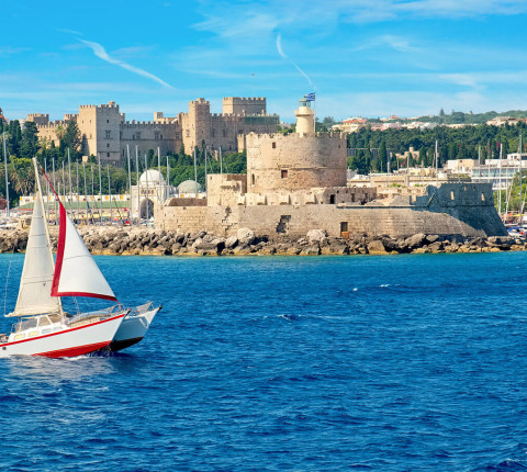 Rhodos Pauschalreise: 7 Tage Strandurlaub am Mittelmeer inkl. Flug, Transfer & Frühstück