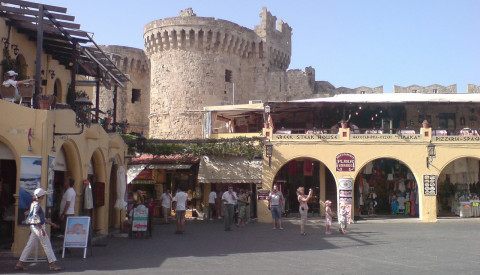 Die Altstadt von Rhodos wurde zum Weltkulturerbe erklärt.