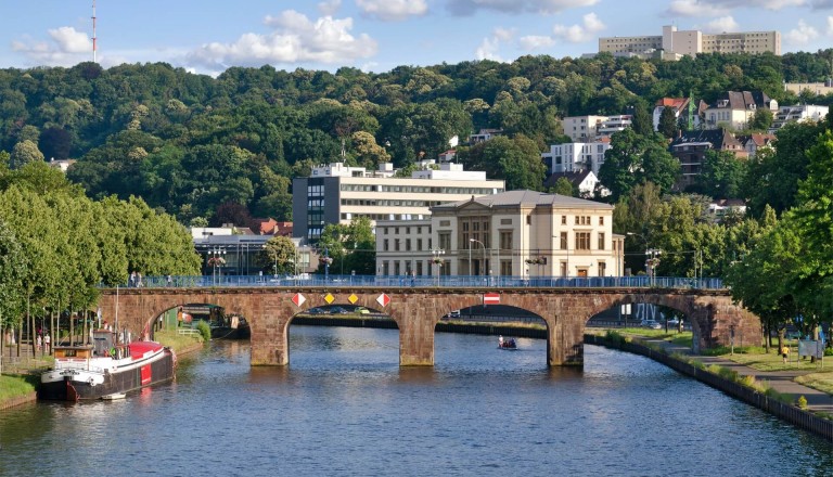 Der Landtag in Saarbrücken.