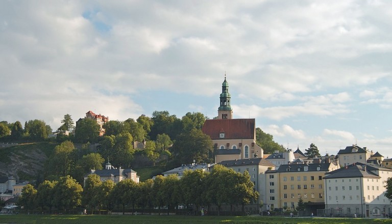 Die Muellner Kirche in Salzburg.