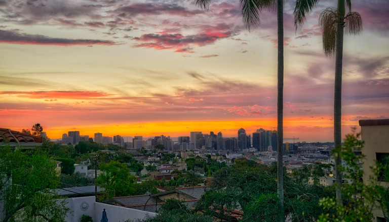 Der etwas ruhigere Stadtteil North Park von San Diego