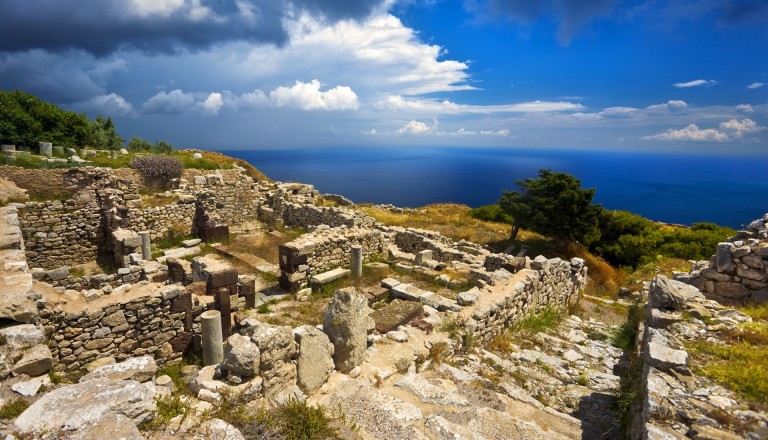 Reisen Santorin Sehenswürdigkeiten Alt Thera