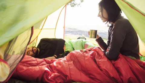 Camping Ausrüstung Schlafsack