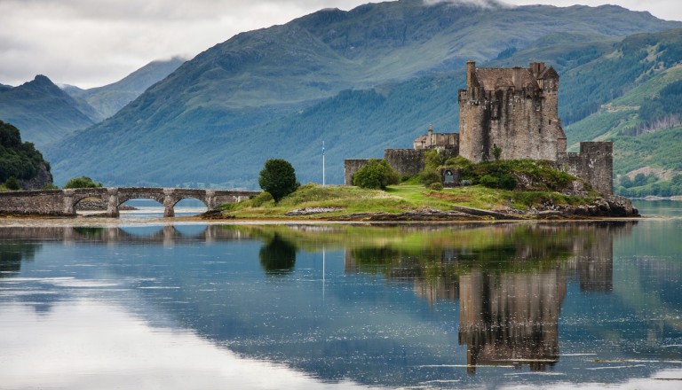 Eilean Donan Castle in Schottland. Rundreisen.