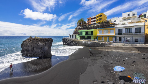 schwarzer Strand La Palma