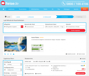 Screenshot Bulgarien Deal Ivana Palace