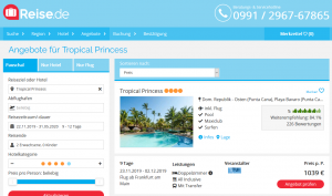 Screenshot Dom. Rep. Deal Tropical Princess