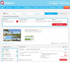 Screenshot Fuerteventura Deal allsun Hotel Esquinzo Beach