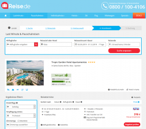 Screenshot Ibiza Deal Tropic Garden Hotel Apartamentos