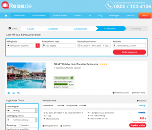 Screenshot Mallorca CO.NET Holiday Hotel
