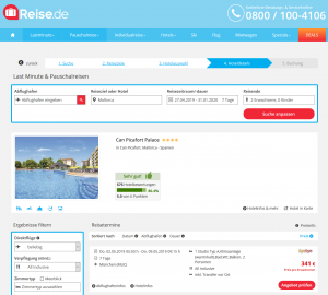 Screenshot Mallorca Deal Can Picafort Palace