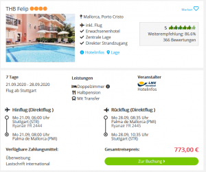 Screenshot Mallorca Deal THB Felip