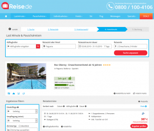Screenshot Mallorca Deal Hotel Roc Oberoy