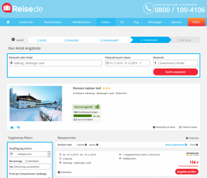 Screenshot Österreich Deal Pension Salater Hof