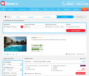 Screenshot Rhodos Deal Hotel Dionysos