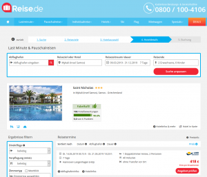 Screenshot Samos Deal Hotel Saint Nicholas