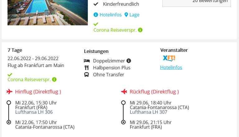 Screenshot Sizilien Reisedeal Hotel Capo Skino Park