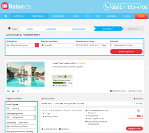 Screenshot Teneriffa Deal Hotel Puerto de la Cruz