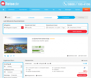 Screenshot Teneriffa Deal La Quinta Park Suites & Spa