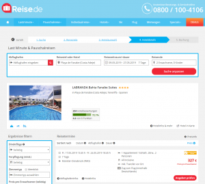 Screenshot Teneriffa Deal LABRANDA Bahia Fanabe Suites