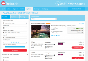 Screenshot Thailand Deal Hotel X2 Vibe Pattaya