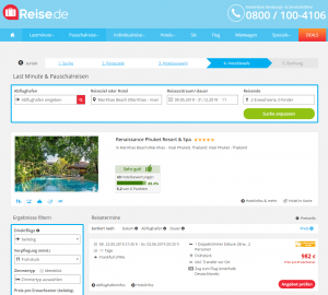 Screenshot Thailand Deal Renaissance Phuket Resort & Spa