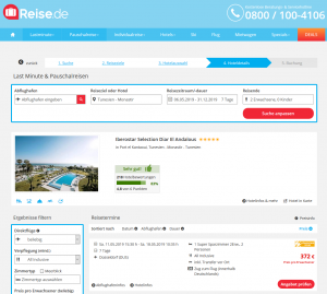Screenshot Tunesien Deal Iberostar Selection Diar El Andalous