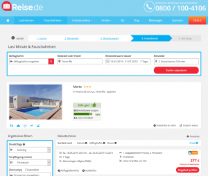 Screenshot Hotel Marte