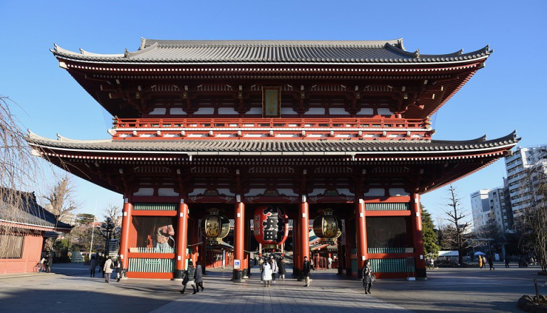 Der Senoji Tempel in Tokio