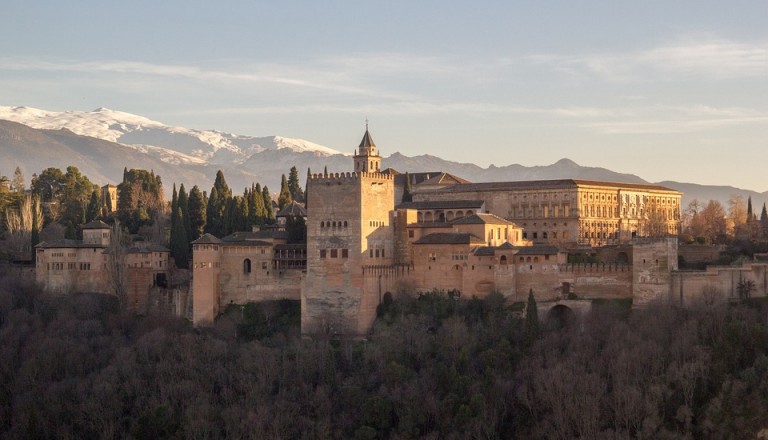 spanien granada alhambra burg palast