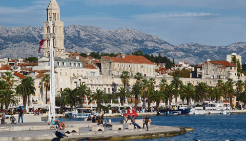 Der Diokletianpalast in Split gehört zum UNSECO-Weltkulturerbe.