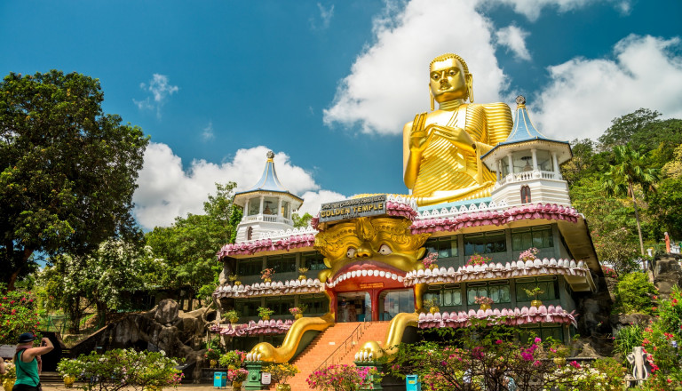 Der Höhlentempel von Dambulla in Sri Lanka